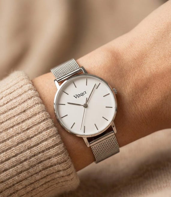 ladies dress watch silver BERNY Small Silver Watches for Women, Dainty Minimalist Dress Watch with  Square Dial, Vintage Stainless Steel Bracelet Watch, Waterproof, Ladies  Luxury Gifts