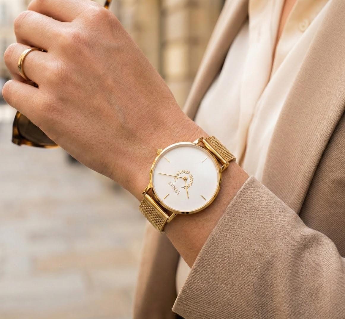 White Gold Dress Watch - Etsy