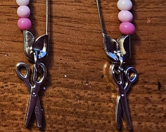 Lesbian Scissor Earrings