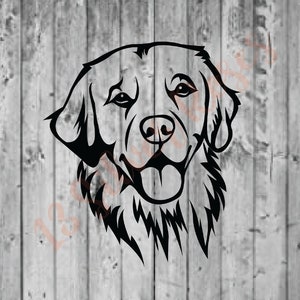 Golden Retriever SVG PNG DXF PDFDigital Download File (Personal Use Only)