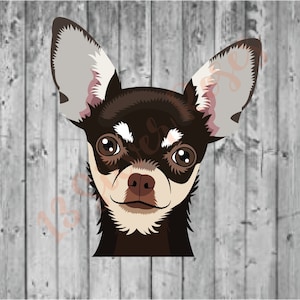 Chihuahua Print and Cut SVG Digital Download File (Personal Use)