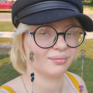 Colorful Kitten Cat Glasses Chain