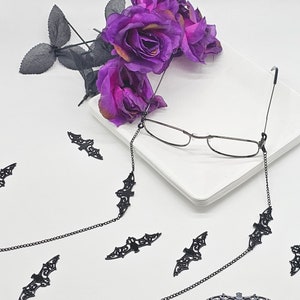 Glasses Chain- Gothic Bats Chain