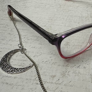 Gothic Moon Glasses Chain Facemask Chain