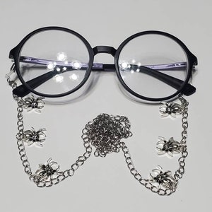 Spider Pendant Glasses Facemask Chain