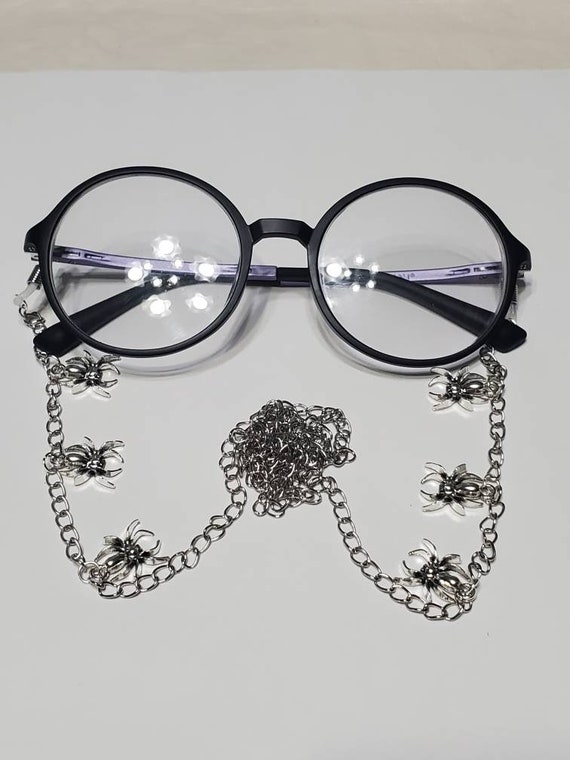 Spider Pendant Glasses Facemask Chain