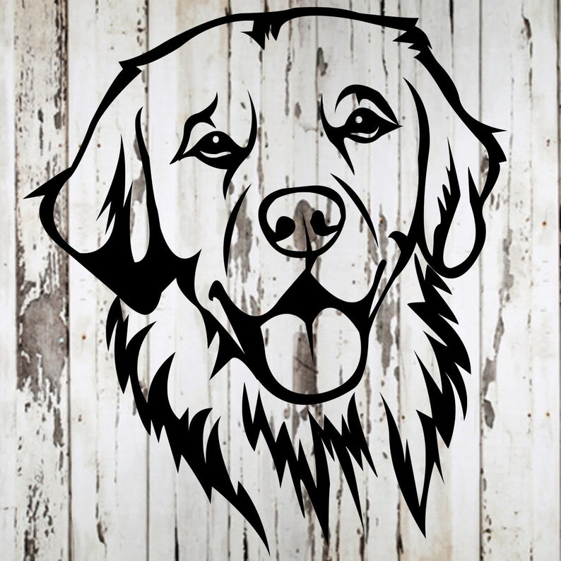 Golden Retriever SVG Digital Download File | Etsy