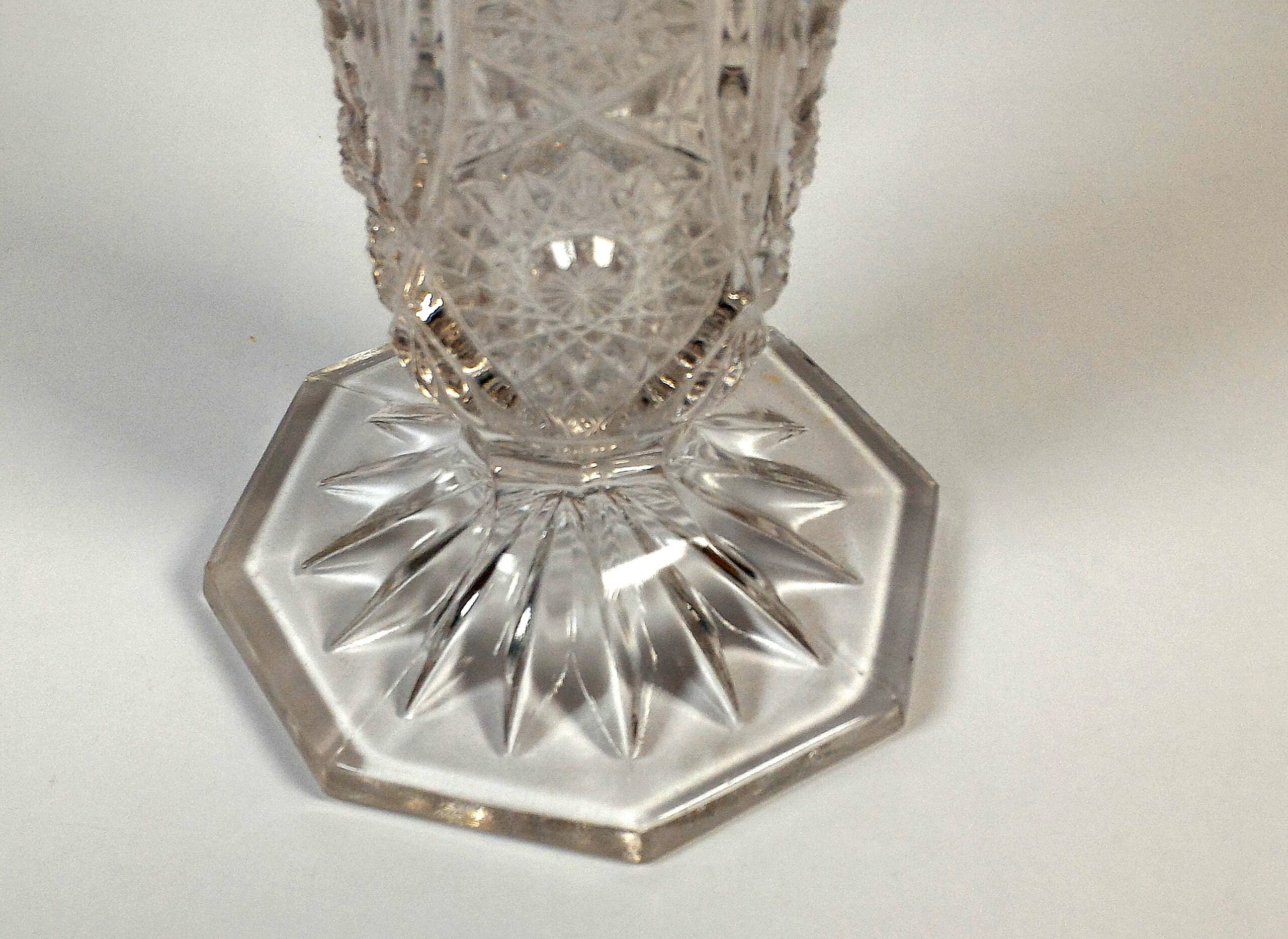 EAPG 1911 Imperial Glass Co. La Rochelle Hobstar Cosmos Etsy