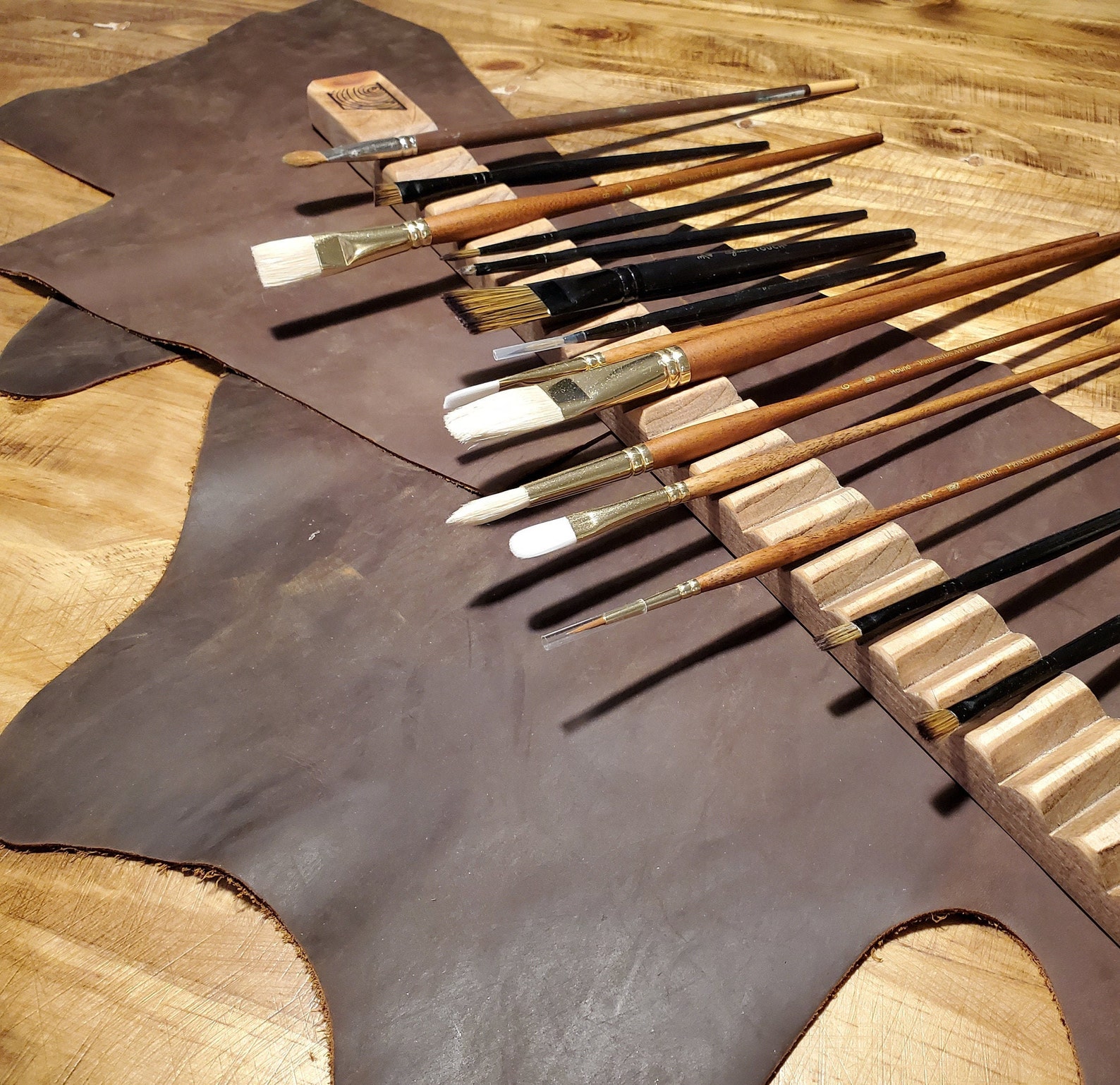 Brush Holder Paint Brush Stand Paint Brush Rest Paint Etsy