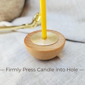 Meditation Candle Set, 20 Minute Burn, Pure Beeswax Mindfulness Candles, Hygge Ritual Holder image 11