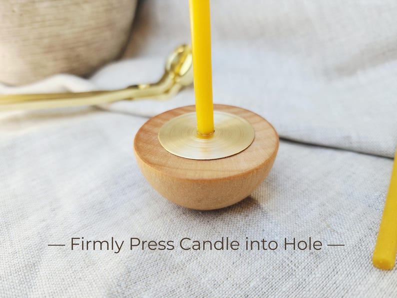 Meditation Candle Set, 20 Minute Burn, Pure Beeswax Mindfulness Candles, Hygge Ritual Holder image 11