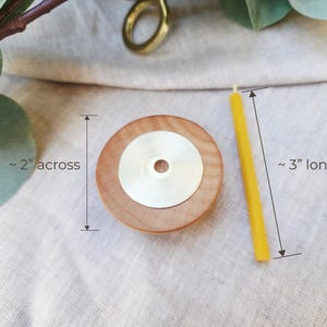 Meditation Candle Set, 20 Minute Burn, Pure Beeswax Mindfulness Candles, Hygge Ritual Holder image 13