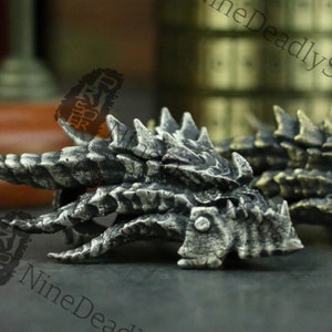 Mechanical Deathwing-925 Silver Pendant Necklace-Mechanical Tyrannosaurus Silver Pendant-Dragon Knight Necklace