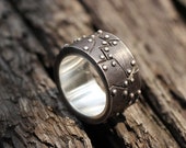 Rivet Deck 925 Silver Ring, sailor sailor ring, mecha stitching personalized ring gift-craftsman made