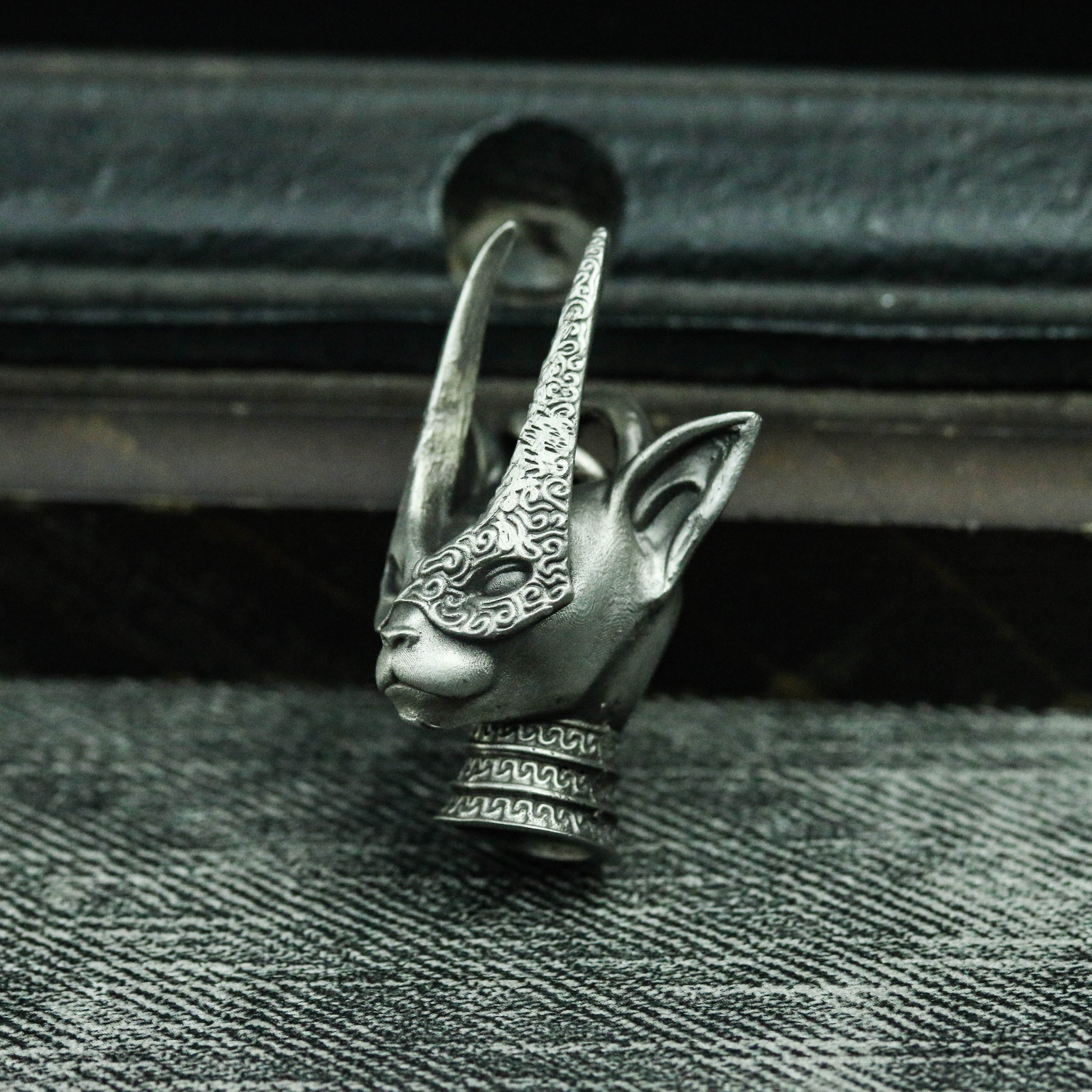 Catwoman 925 Silver Pendant Necklace Masked Catwoman Etsy