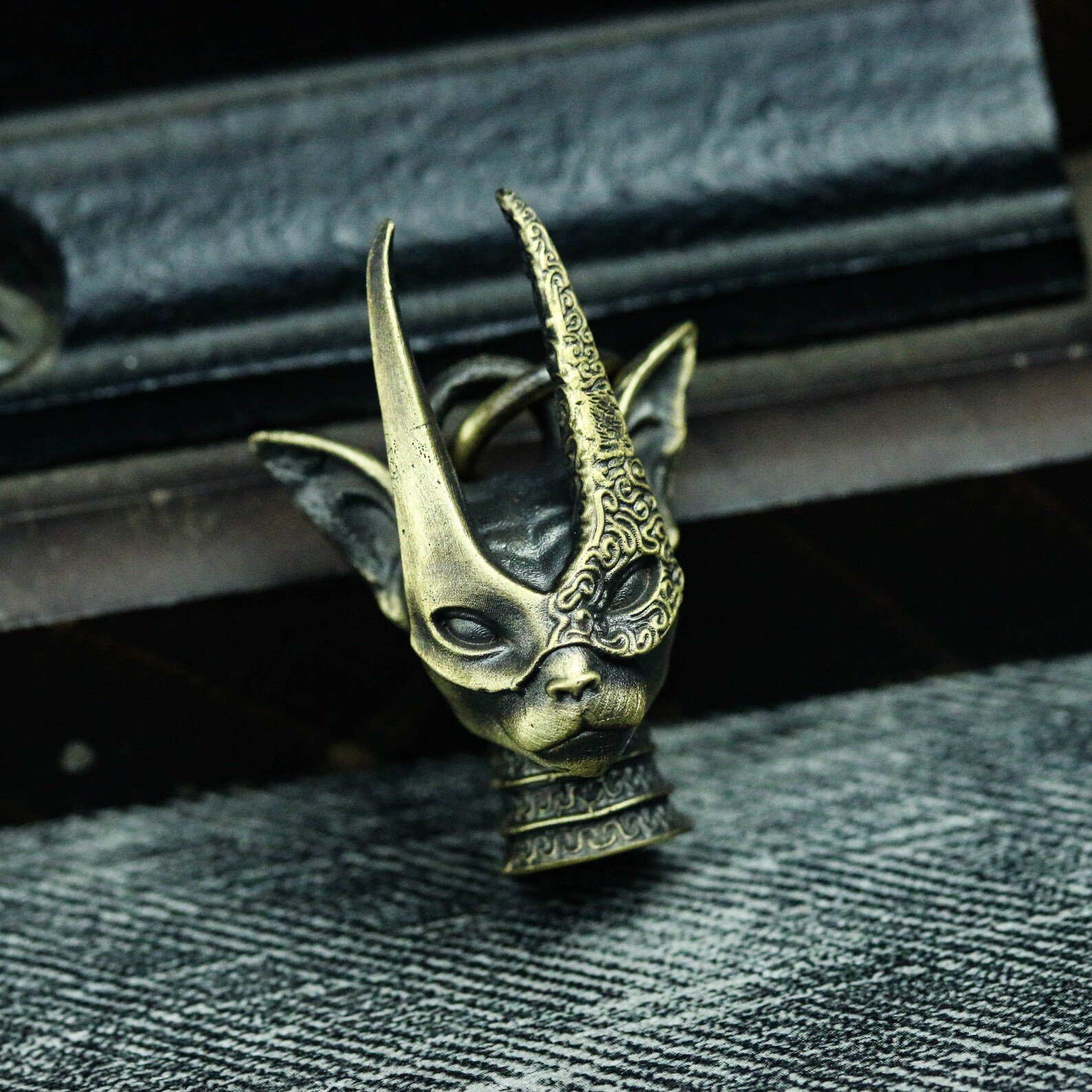 Catwoman 925 Silver Pendant Necklace Masked Catwoman Etsy