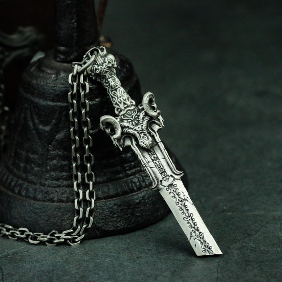 Etsy sword sale necklace