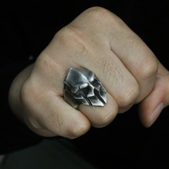 Spartan warrior 925 Silber Ring, Schlachtfeld Held Ring, kleines Geschenk  Sterling Silber Schmuck von Handwerkern gefertigt