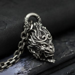 Monkey King 925 Silver Necklace Pendantjourney to the - Etsy