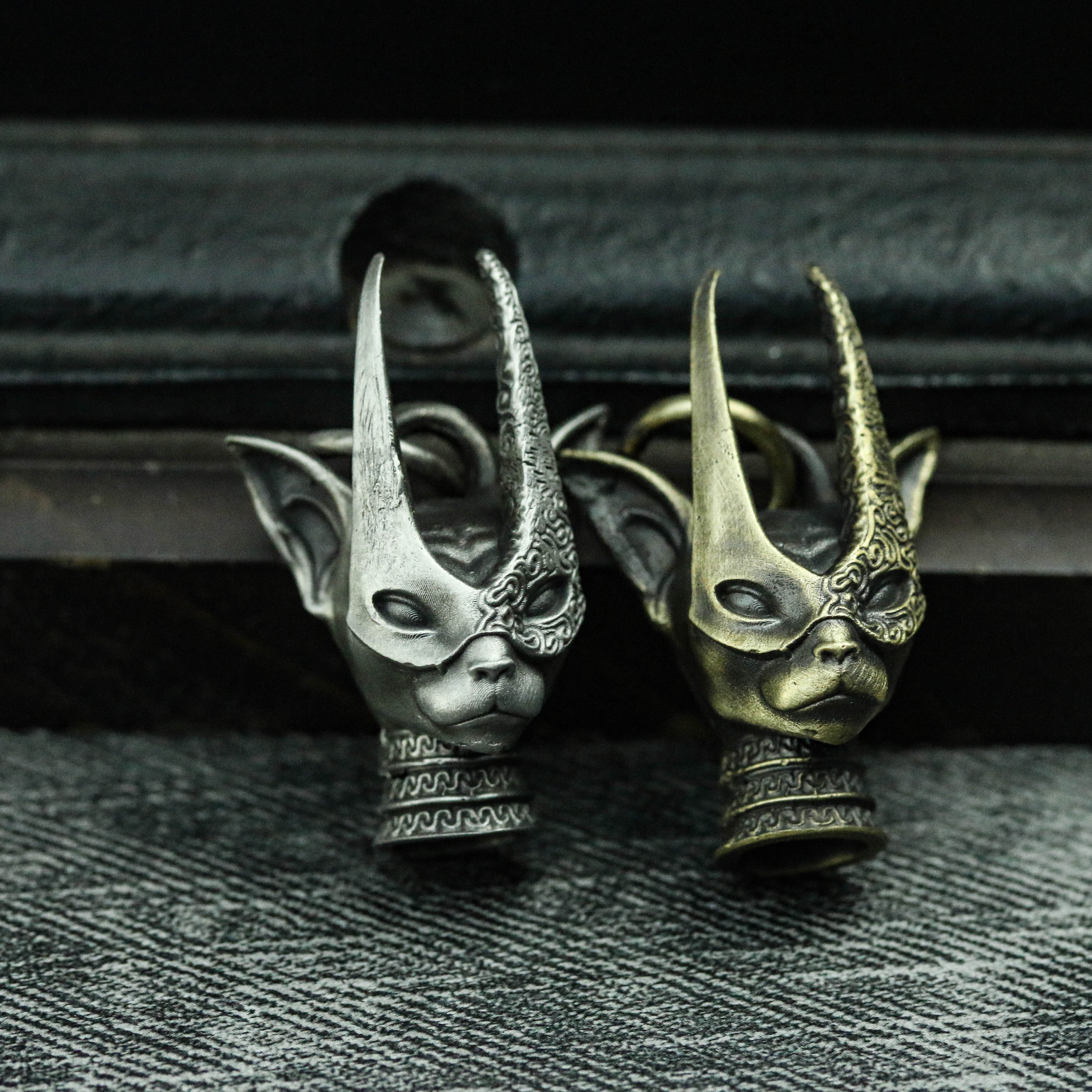 Catwoman 925 Silver Pendant Necklace Masked Catwoman Etsy