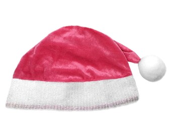 Pink and green santa hat Clearance