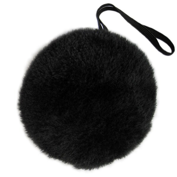 Black Plush Bunny Tail - Cute Adult Child Kids Halloween, Easter, Cosplay, Bear Bunny Rabbit Costume Party Dress Up Pretend Play, Photo Prop