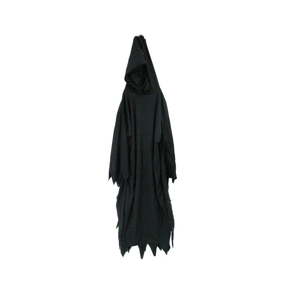 40 Long Black Hooded Robe Child Teens Adult Halloween - Etsy