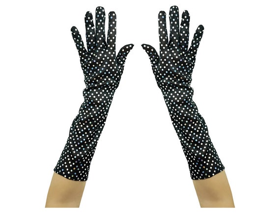 Sequined Sparkly Long Retro Arm Warmers Dance Gloves Halloween Flapper Costume Sequined Sparkly Long Retro Arm Warmers Dance Gloves Halloween Flapper Costume
