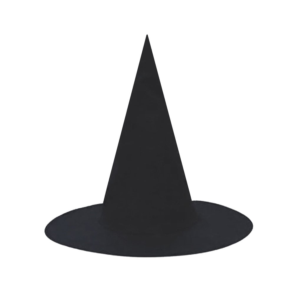 Adult Black Witch Hat Fun Men Women 
