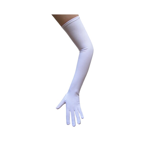 White Opera Gloves Etsy