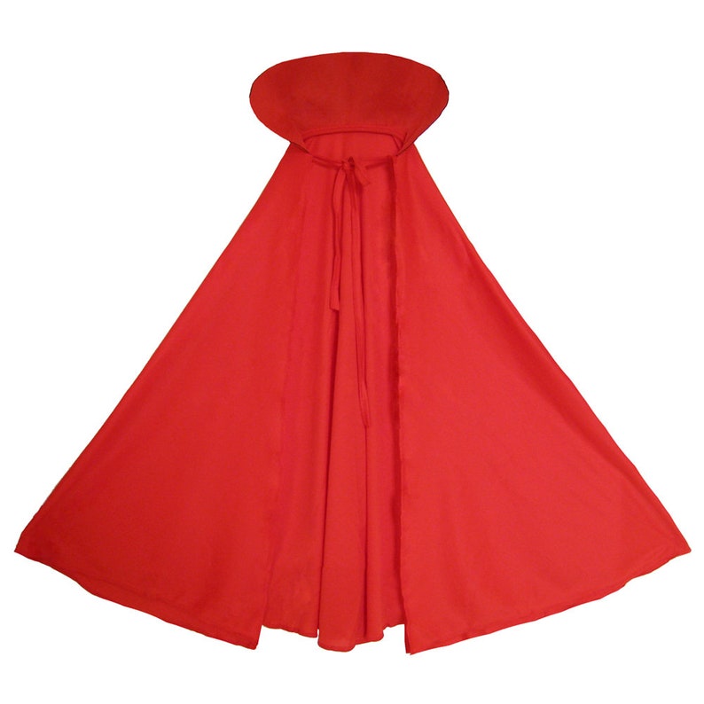 Child Red Cape With Stand-up Collar Children Kids Halloween - Etsy
