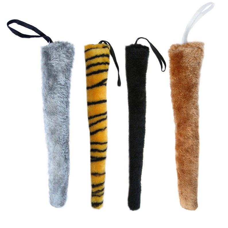 Photo Prop Gift Brown Plush Animal Tail Party Monkey Dog Fox Animal Costume Dress Up Cosplay Cute Children Child Kids Adult Halloween