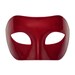 Burgundy Red Masquerade Mask Solid Color Plain Mask Prom, Wedding ...