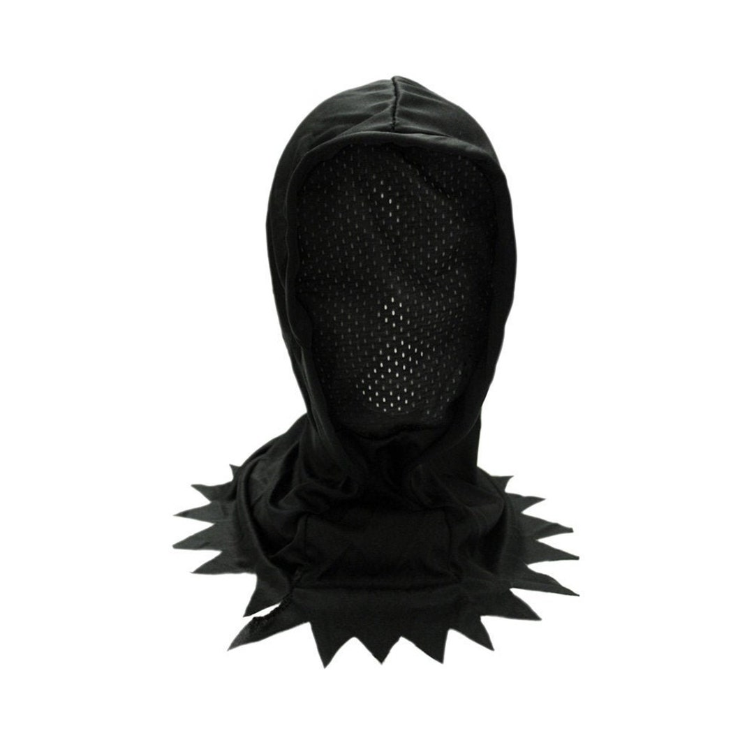 Child Black Hidden Face Mask Hood Kids Black Invisible Mesh Mask