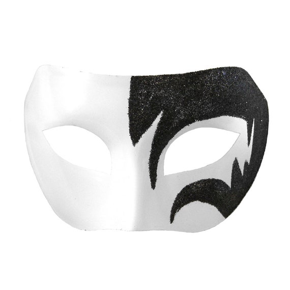 Mascara Veneciana Blanca Mujer de Metal 'Georgette' 