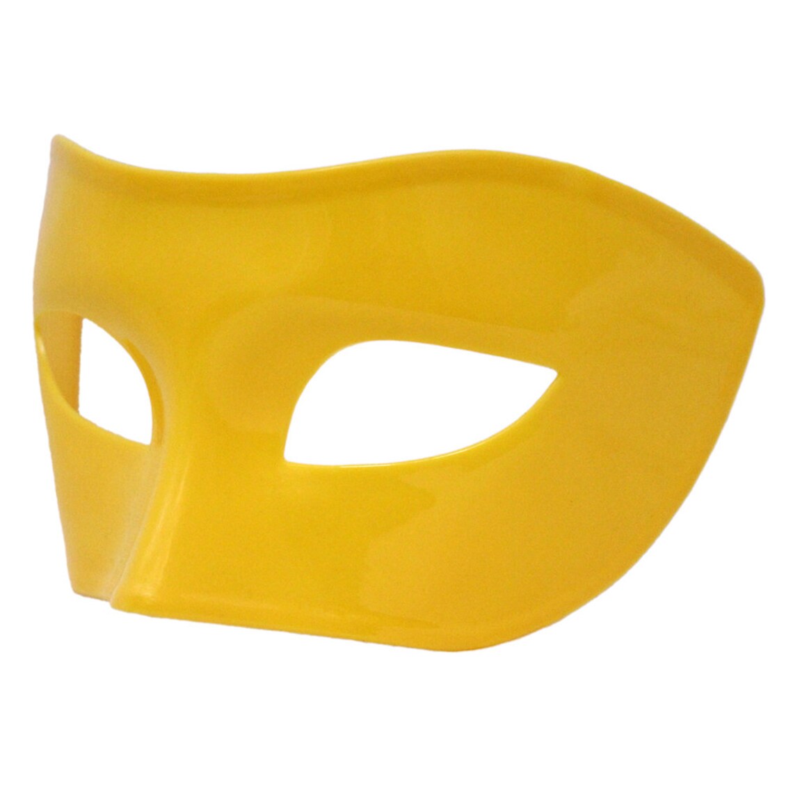 Yellow Masquerade Mask Men Women Solid Color Plain Mask Etsy