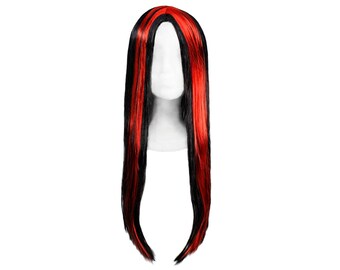 long black vampire wig