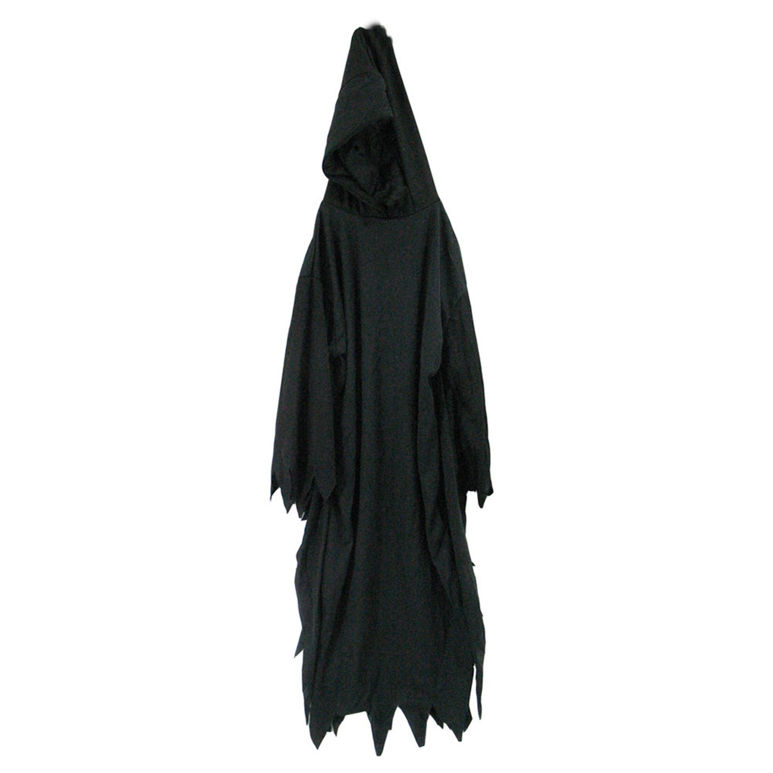 56 Long Adult Black Hooded Robe Men Women Halloween Etsy