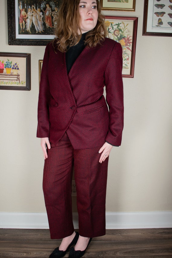 1990s Three Piece Wool Suit Set