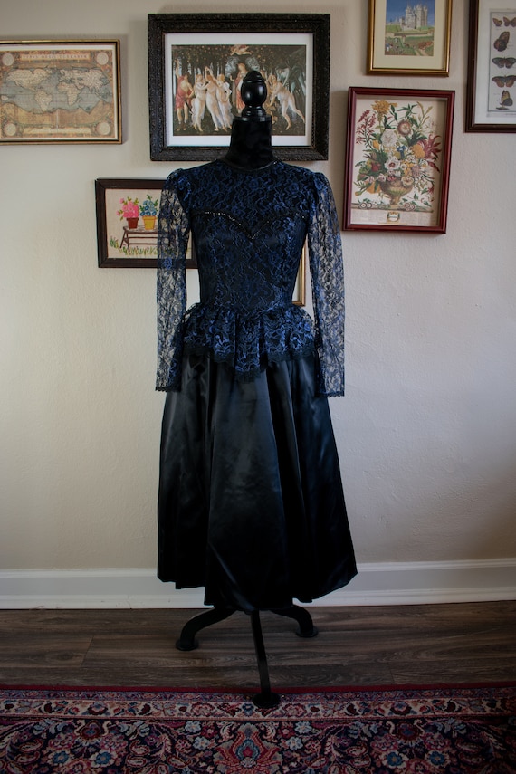 1990s Gunne Sax Formal Dress