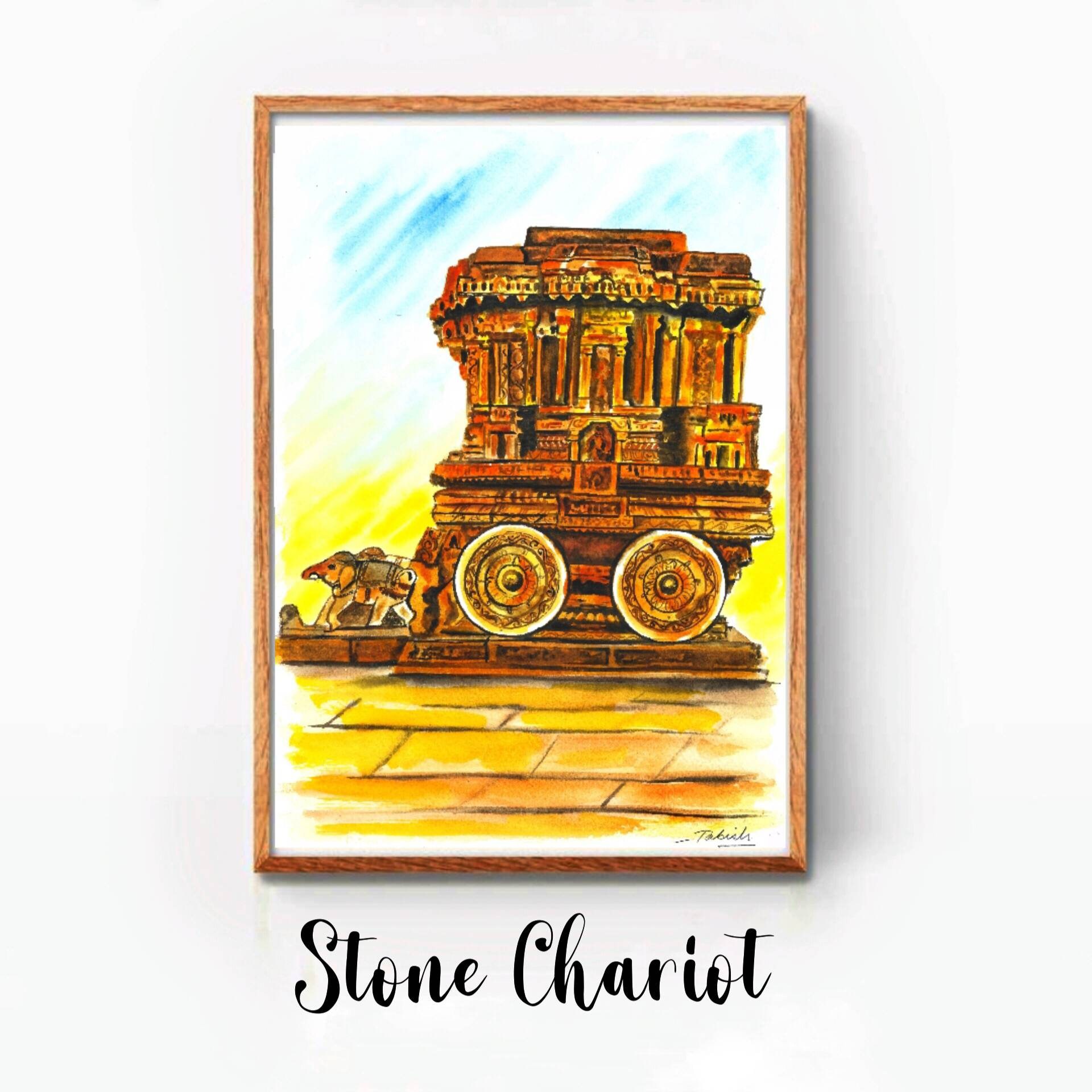 Karnataka Wall Art, Kannada Art, South Indian Decor, Mysore Painting