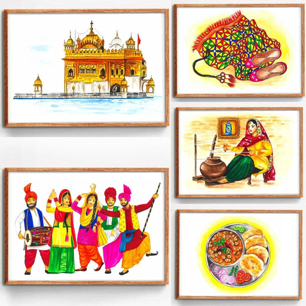 Buy Punjabi Old Painting Online In India  Etsy India