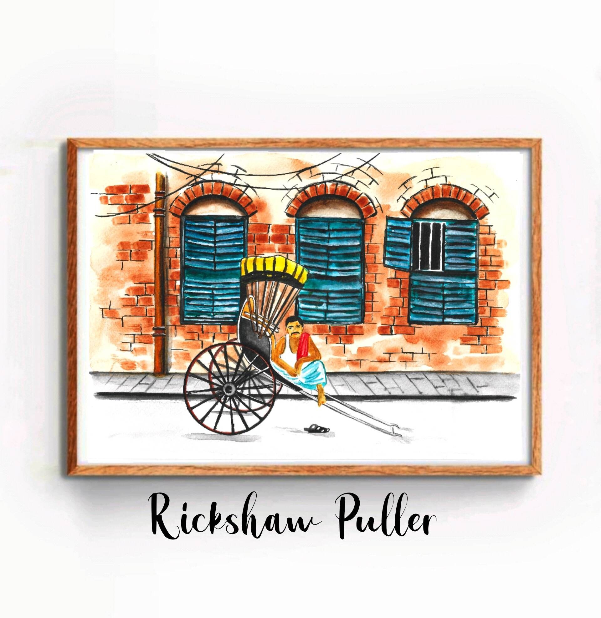 Kolkata Wall Art, Durga Painting, Bengal Wall Art, Durga Puja, Kolkata Painting, Bengali Home