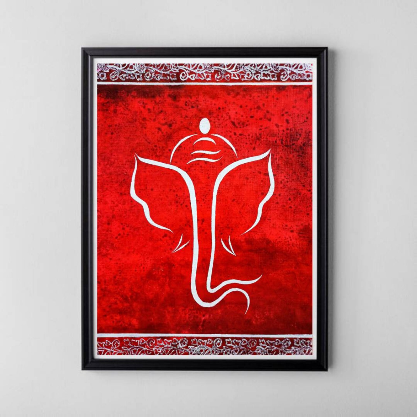 Ganesh line Art Hindu God Ganesha Wall Art Ganapathi Art Etsy
