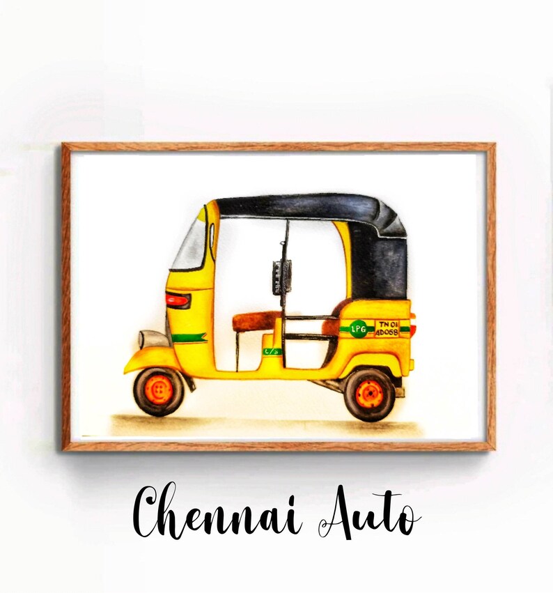 Tamil Nadu Watercolor Painting Tamil Wall Art Tamil Home Etsy