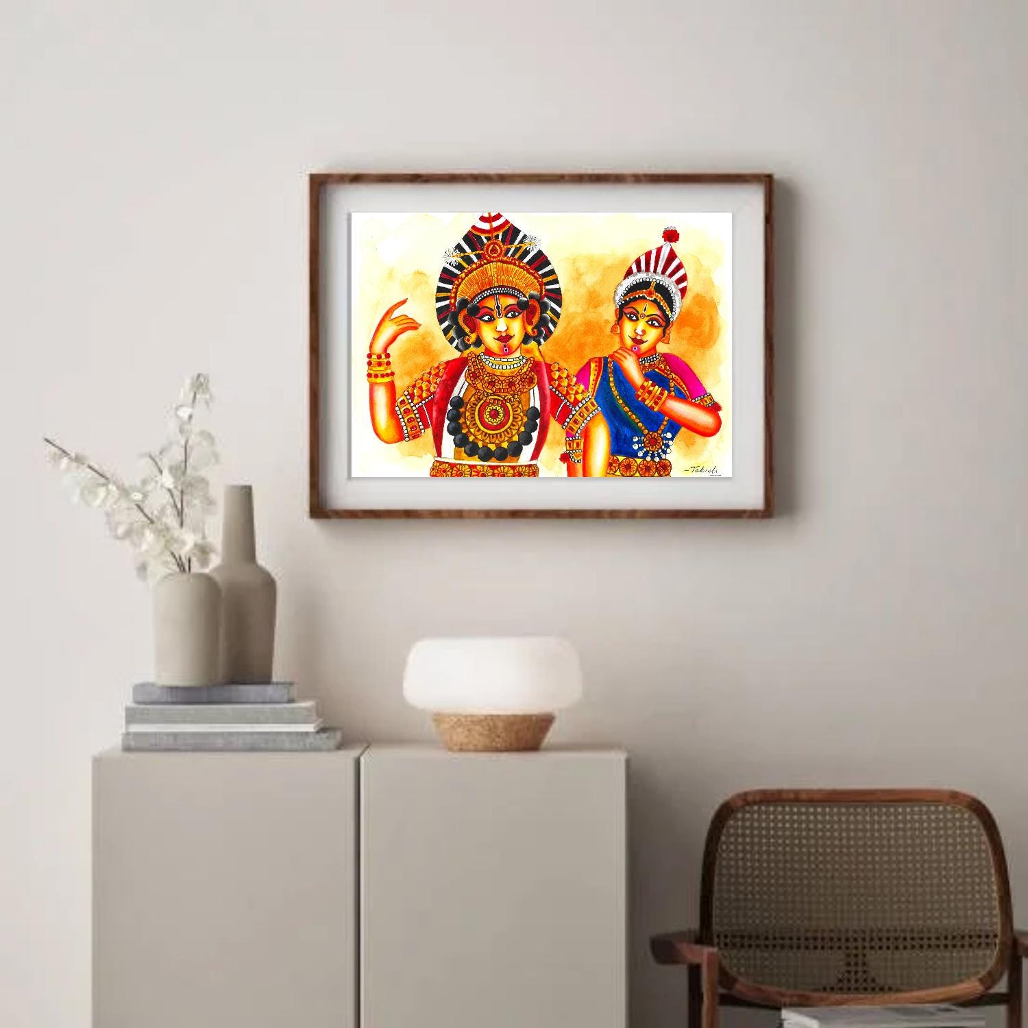 インドの絵画　295×535 インドの絵画 295×535 インドの細密画(3) ＠東京国立博物館 東洋館