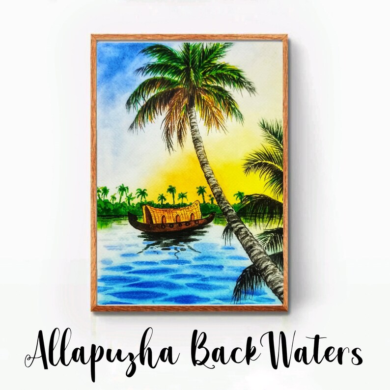 Kerala Art South Indian Decor Malayalam Decor Onam Wall Etsy