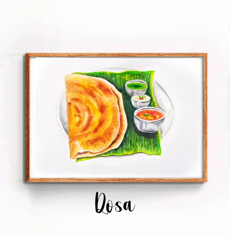 Tamil Nadu Watercolor Painting Tamil Wall Art Tamil Home Etsy