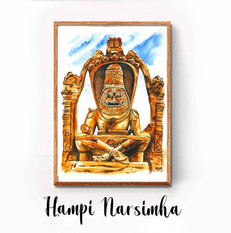 Mysore Art, Karnataka Wall Art, Kannada Art, South Indian Decor