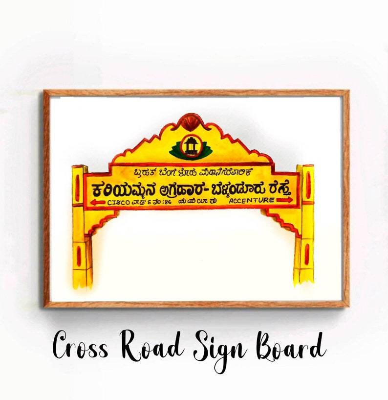 Karnataka Wall Art Kannada Art South Indian Decor Mysuru Etsy